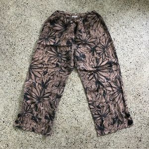 Habitat Linen Print Crop Pants
